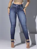 CALÇA FEMININA PIT BULL JEANS SOFISTICADA SKINNY CLÁSSICA CONFORTO CASUAL