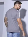 CAMISETA MASCULINA GRAFITE PIT BULL JEANS GOLA V ESTILO ATEMPORAL