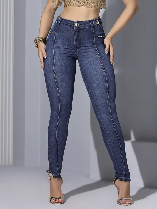 CALÇA FEMININA HOT PANTS PIT BULL JEANS QUE MODELAM AS CURVAS