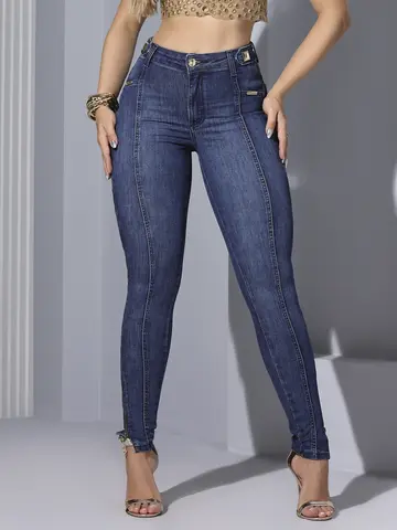 CALÇA FEMININA HOT PANTS PIT BULL JEANS QUE MODELAM AS CURVAS