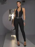 CALÇA MONTARIA PRETA FEMININA SUPER MODELADORA PIT BULL JEANS COM CINTO
