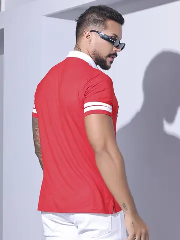 CAMISA POLO MASCULINA ELEGANTE E CONFORTÁVEL COM ESTAMPA PIT BULL
