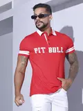 CAMISA POLO MASCULINA ELEGANTE E CONFORTÁVEL COM ESTAMPA PIT BULL