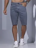 BERMUDA MASCULINA CASUAL PIT BULL JEANS GRAFITE MODERNA E VERSÁTIL