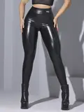 CALÇA MONTARIA COURINO FEMININA CINTURA ALTA PIT BULL JEANS MODERNA