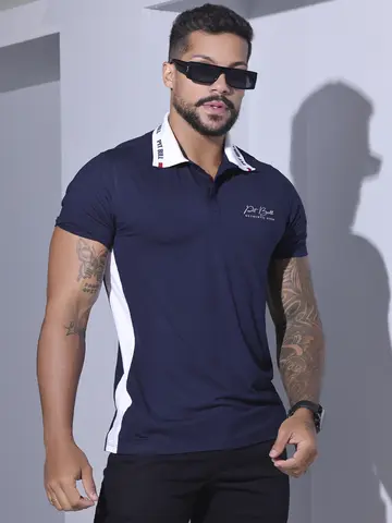 CAMISA POLO MASCULINA MANGA CURTA AUTÊNTICO E CASUAL PIT BULL JEANS