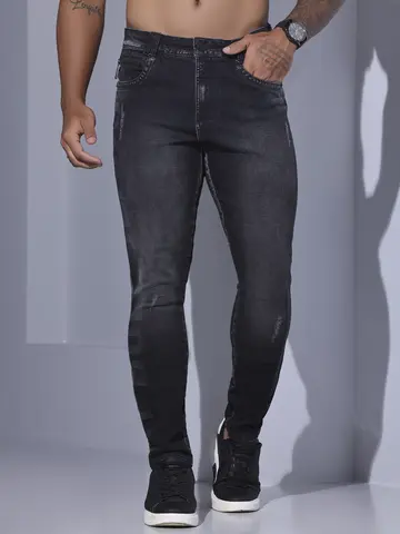 CALÇA MASCULINA COM ESCRITA PIT BULL JEANS A LASER MODERNO E ESTILOSO
