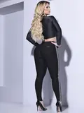 CALÇA MONTARIA IRRESISTÍVEL PIT BULL JEANS CINTURA ALTA E MODELADORA