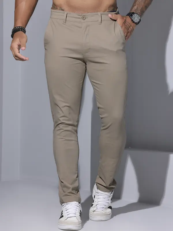 CALÇA ALFAIATARIA MASCULINA CONFORTÁVEL NOBRE E CLÁSSICA PIT BULL