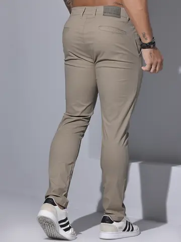 CALÇA ALFAIATARIA MASCULINA CONFORTÁVEL NOBRE E CLÁSSICA PIT BULL