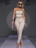 CALÇA FEMININA PIT BULL JEANS COM CINTURA BRILHANTE E DESIGN EXCLUSIVO