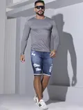 CAMISETA MASCULINA PIT BULL MANGA LONGA LISA CONFORTÁVEL E CASUAL