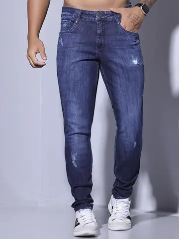 CALÇA MASCULINA PIT BULL JEANS ESTILOSA E MODERNA COM BORDADO EM ALTO RELEVO