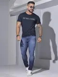 Camiseta Masculina com Logomania Pit Bull Jeans Casual e Estilosa