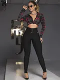 CALÇA MONTARIA FEMININA PIT BULL JEANS MODELADORA QUE DEFINE A SILHUETA