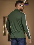POLO MASCULINA MANGA LONGA VERDE PIT BULL ELEGANTE E CONFORTÁVEL
