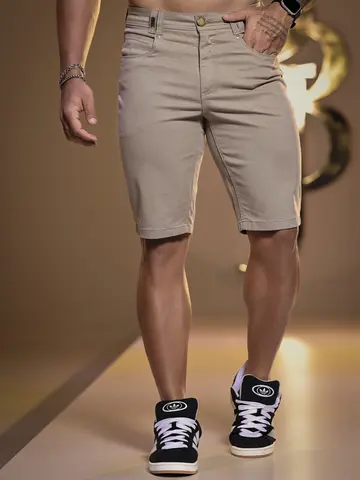 BERMUDA MASCULINA SLIM PIT BULL JEANS CONFORTÁVEL E ELEGANTE