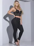 CALÇA FEMININA MODELADORA PIT BULL JEANS COM CÓS LARGO ELÁSTICO E ZÍPER