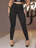 CALÇA FEMININA PRETA ESTILOSA PIT BULL JEANS COM MODELAGEM EXCLUSIVA
