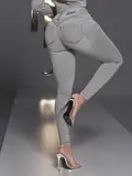 CALÇA FEMININA PIT BULL JEANS CONCEITO GLAMOUR COM PEDRARIAS BRILHANTES