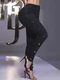 CALÇA FEMININA PIT BULL JEANS COM BOTÕES LATERAIS E CAIMENTO IRRESISTÍVEL