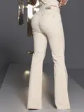 CALÇA FLARE PIT BULL JEANS CINTURA ALTA COM MODELAGEM PERFEITA
