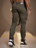 CALÇA JOGGER CARGO MASCULINA CONFORTÁVEL E ESTILOSA PIT BULL JEANS