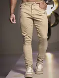 CALÇA MASCULINA CÁQUI PIT BULL JEANS VISUAL SOFISTICADO E VERSÁTIL