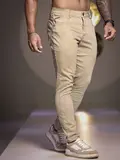 CALÇA MASCULINA CÁQUI PIT BULL JEANS VISUAL SOFISTICADO E VERSÁTIL