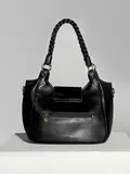 BOLSA FEMININA SATCHEL ÚNICA E MODERNA PIT BULL JEANS