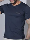 CAMISETA MASCULINA LISA PIT BULL JEANS CASUAL E CONFORTÁVEL