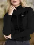 BLUSA FEMININA MANGA LONGA AUTÊNTICA EMPÓRIO PIT BULL COM GOLA ALTA