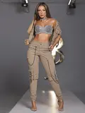 COLETE FEMININO MODERNO E ELEGANTE COM TOQUE SOFISTICADO PIT BULL JEANS