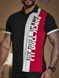POLO MASCULINA MODERNA E CASUAL COM ESTAMPA PIT BULL JEANS