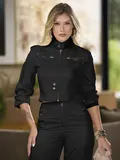 CONJUNTO FEMININO BLUSA E CALÇA EMPÓRIO PIT BULL ELEGANTE COM MODERNIDADE