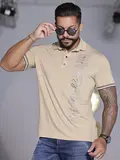 POLO MASCULINA ESTILOSA COM ESTAMPA PIT BULL JEANS CASUAL E MODERNA