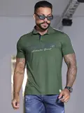 POLO MASCULINA AUTÊNTICA E SOFISTICADA COM ESTAMPA PIT BULL JEANS
