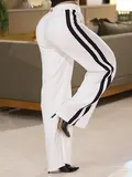CALÇA FEMININA ELEGANTE COM CÓS ELÁSTICO E CORDÃO EMPÓRIO PIT BULL