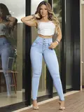 CALÇA CINTURA PERFEITA MODELADORA PIT BULL JEANS