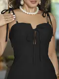 VESTIDO CURTO COM ALÇAS E DECOTE AJUSTÁVEL EMPÓRIO PIT BULL