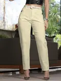 CALÇA FEMININA COLOR ELEGANTE COM CINTO EMPÓRIO PIT BULL