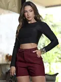 SHORT COM CINTO PERSONALIZADO OUSADO E SOFISTICADO EMPÓRIO PIT BULL