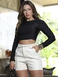 SHORT COM CINTO PERSONALIZADO OUSADO E SOFISTICADO EMPÓRIO PIT BULL