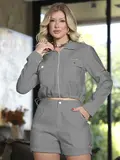 CONJUNTO SHORT E JAQUETA REFINADO EMPÓRIO PIT BULL