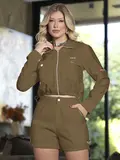 CONJUNTO SHORT E JAQUETA REFINADO EMPÓRIO PIT BULL
