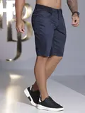 BERMUDA MASCULINA COM ELÁSTICO NO CÓS PIT BULL JEANS