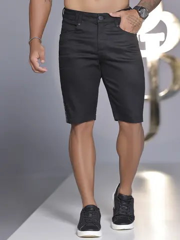 BERMUDA MASCULINA PIT BULL JEANS ESTILO URBANO E CASUAL