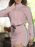 CONJUNTO SAIA E BLUSA MANGA LONGA COM CADARÇO PERSONALIZADO EMPÓRIO PIT BULL