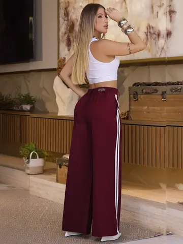 CALÇA WIDE LEG EMPÓRIO PIT BULL SOFISTICADA COM TOQUE CONTEMPORÂNEO