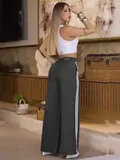 CALÇA WIDE LEG EMPÓRIO PIT BULL SOFISTICADA COM TOQUE CONTEMPORÂNEO